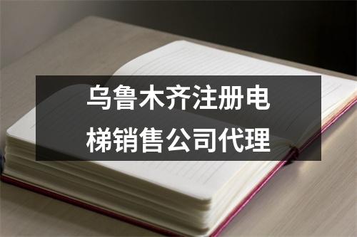 乌鲁木齐注册电梯销售公司代理