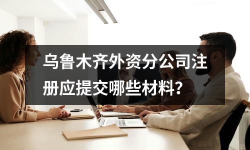 乌鲁木齐外资分公司注册应提交哪些材料？