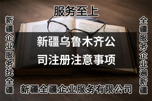 新疆乌鲁木齐公司注册注意事项