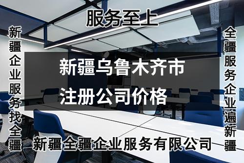 新疆乌鲁木齐市注册公司价格