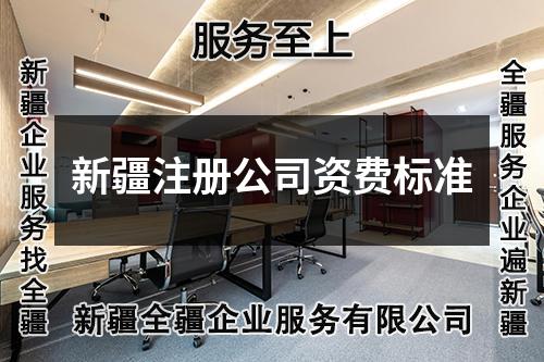 新疆注册公司资费标准