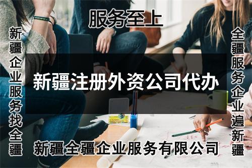 新疆注册外资公司代办