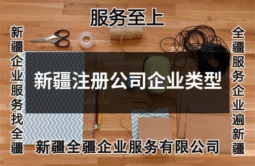 新疆注册公司企业类型