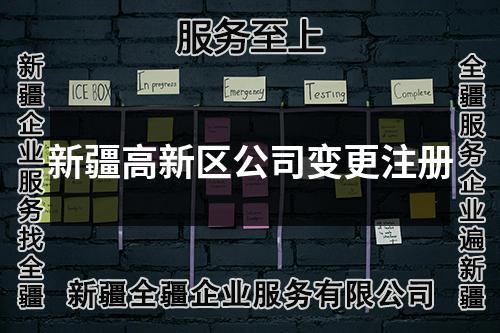 新疆高新区公司变更注册