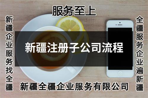 新疆注册子公司流程