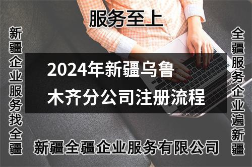 2024年新疆乌鲁木齐分公司注册流程