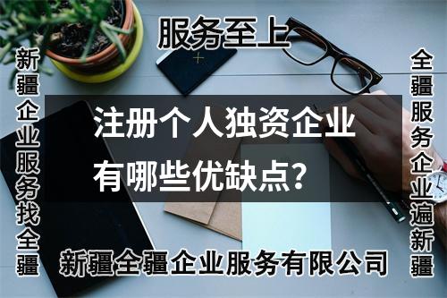 注册个人独资企业有哪些优缺点？