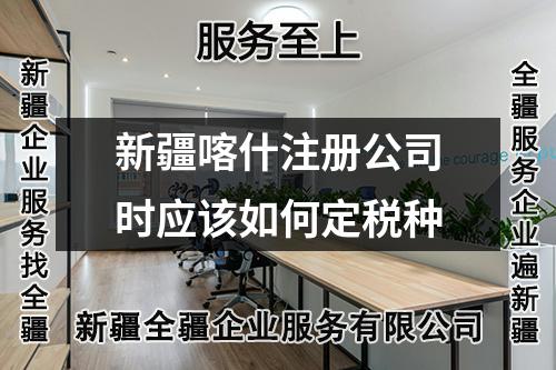 新疆喀什注册公司时应该如何定税种