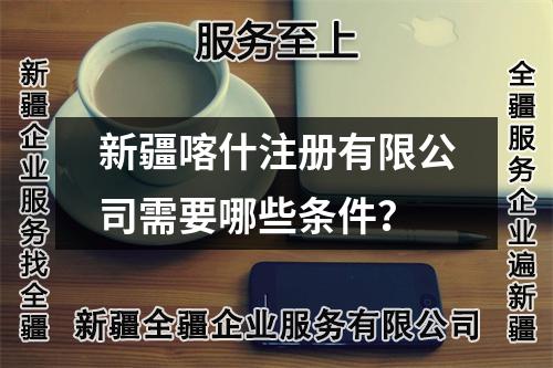 新疆喀什注册有限公司需要哪些条件？