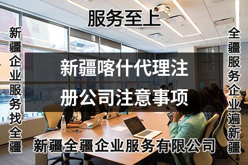 新疆喀什代理注册公司注意事项