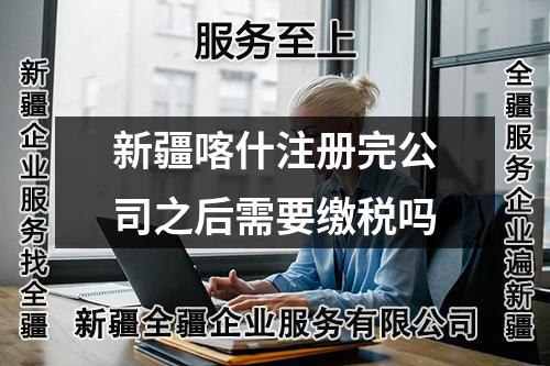新疆喀什注册完公司之后需要缴税吗